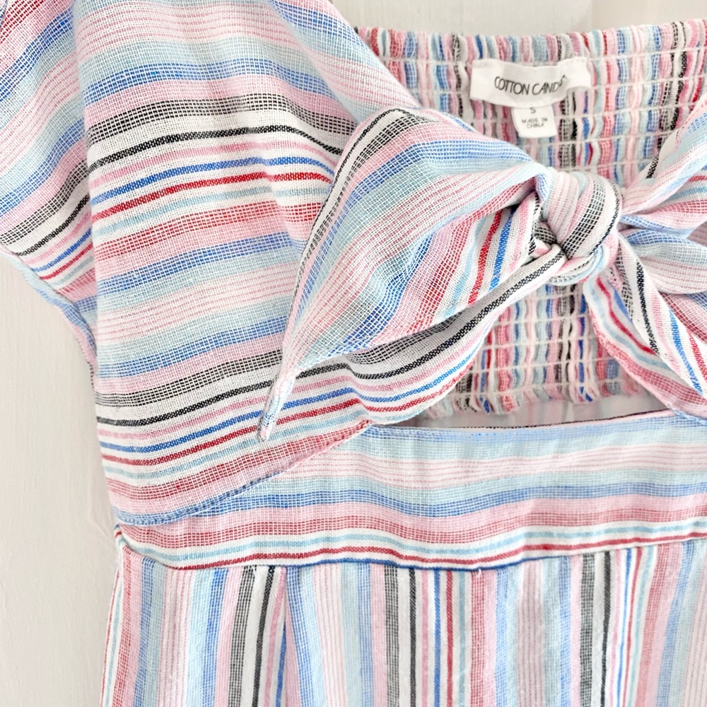 Vintage Inspired Cotton Candy Tie Dress- Sz. Small - Picture 7 of 16